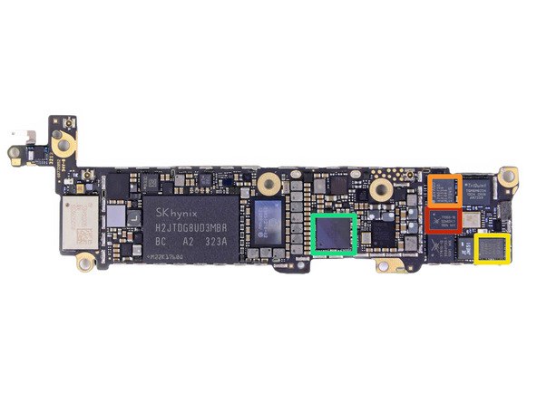 苹果 iPhone 5s 拆机组图