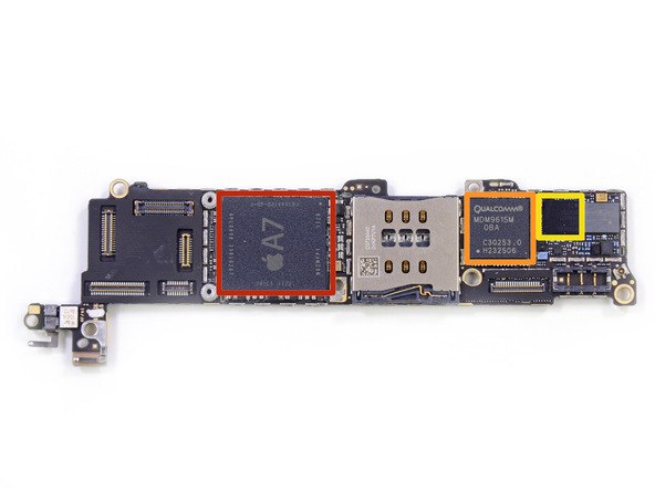 苹果 iPhone 5s 拆机组图