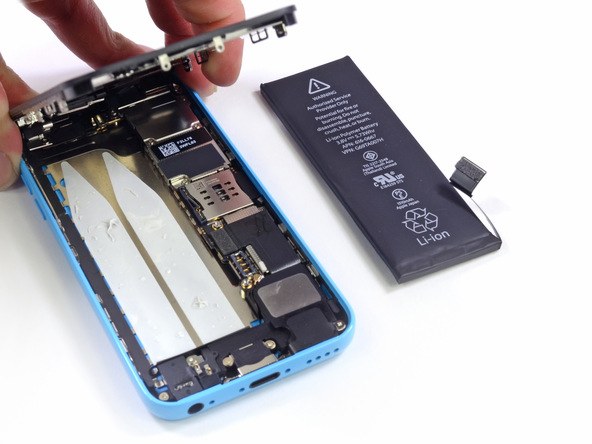 苹果 iPhone 5c 拆机组图