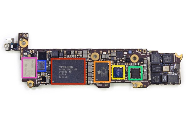 苹果 iPhone 5c 拆机组图