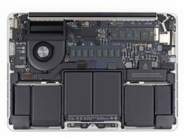 2013 款 13 寸 苹果 MacBook Pro Retina 笔记本拆机组图