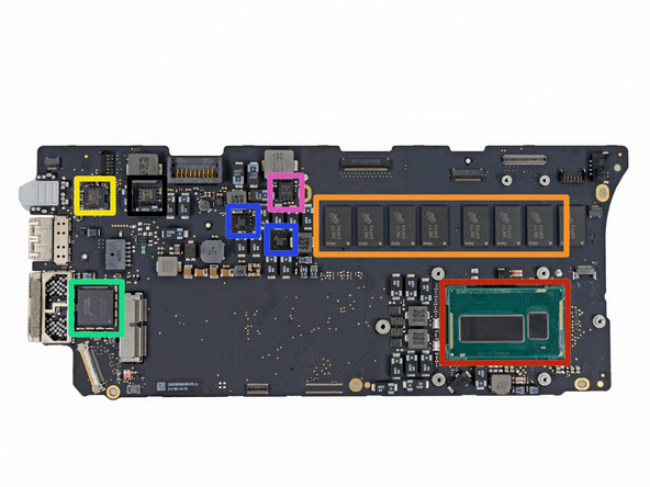 2013 款 13 寸 苹果 MacBook Pro Retina 笔记本拆机组图