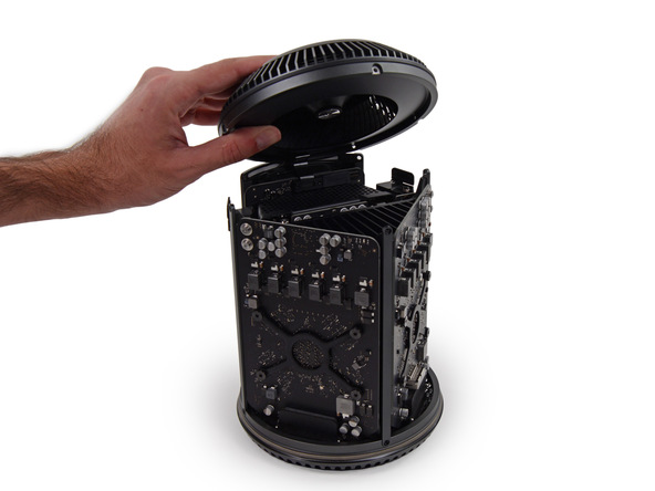2013 款苹果 Mac Pro 工作站拆机组图