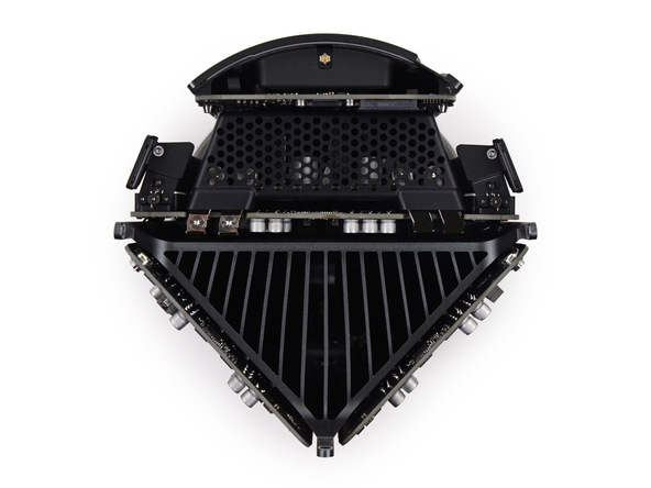 2013 款苹果 Mac Pro 工作站拆机组图