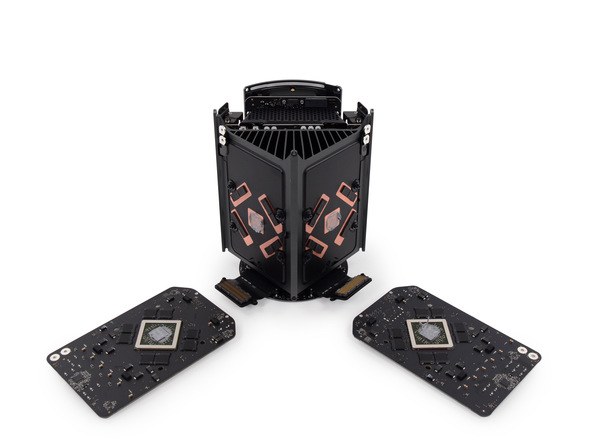 2013 款苹果 Mac Pro 工作站拆机组图