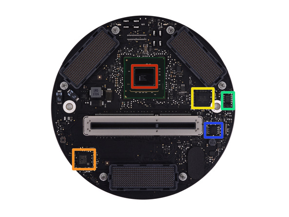 2013 款苹果 Mac Pro 工作站拆机组图
