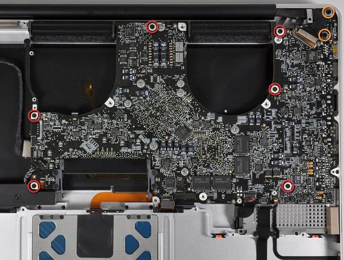 17寸苹果MacBook Pro笔记本电脑拆解组图：散热风扇