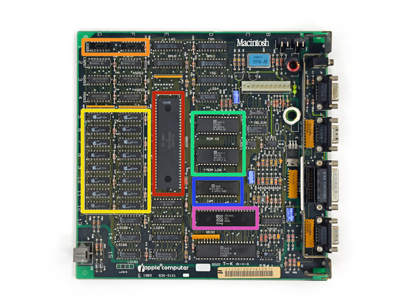 苹果 Macintosh 128K 拆机组图