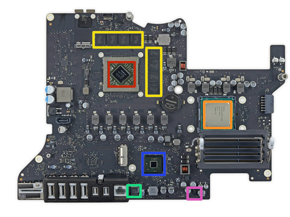 苹果 iMac with Retina Display 拆机组图