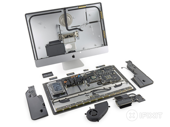 苹果 iMac with Retina Display 拆机组图