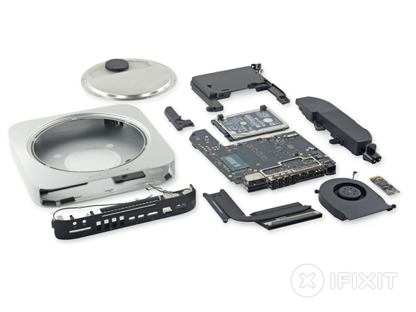 2014 款苹果 Mac Mini 拆机组图