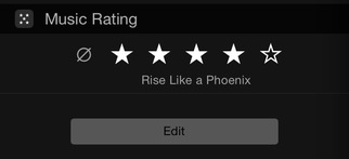 Music Rating Widget