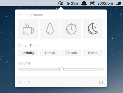 Mac背景声音软件：Yu