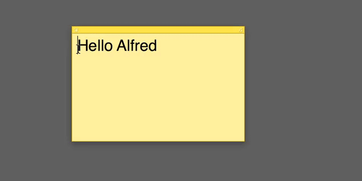 Mac技巧之一键把鼠标选中的词发到 Alfred 的 PopClip 扩展插件：