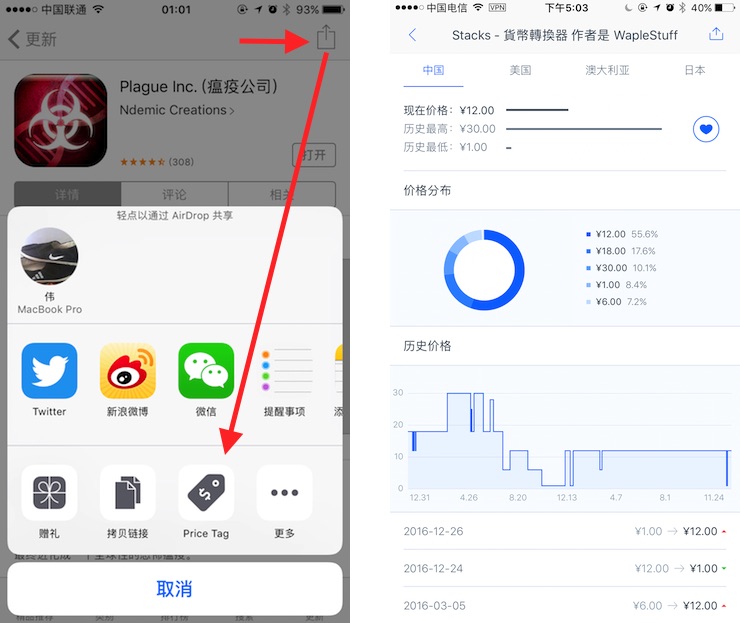 苹果 iOS App Price Tag