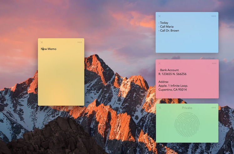 Mac技巧之让苹果电脑上找回便利贴/便笺功能：免费软件 Memo