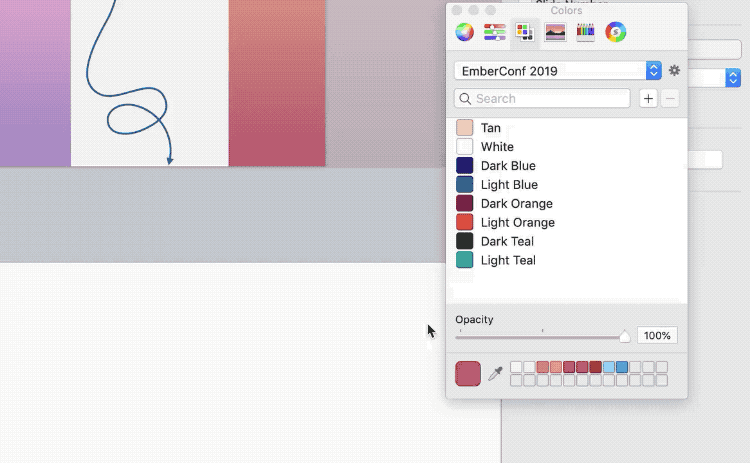 Mac技巧之移除苹果电脑取色器里颜色的方法