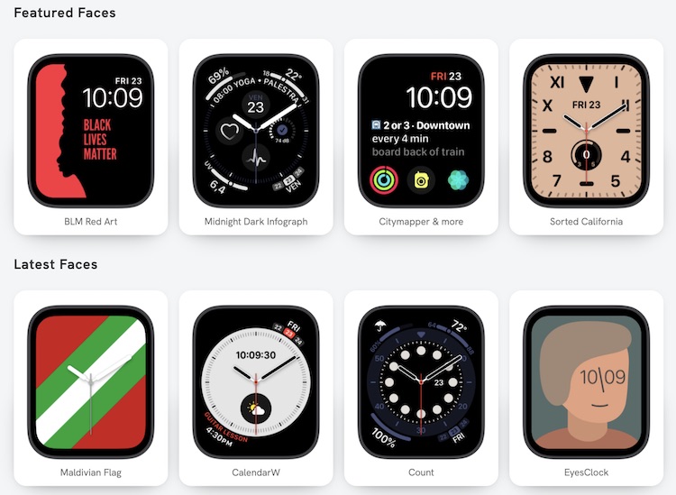 苹果 Apple Watch 表盘分享社区：Watchfacely