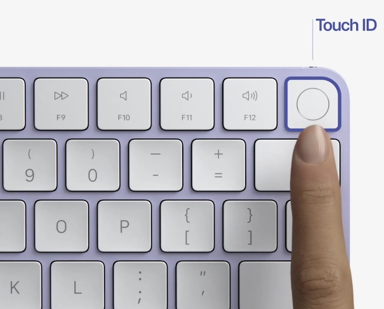 带 Touch ID 的苹果电脑键盘