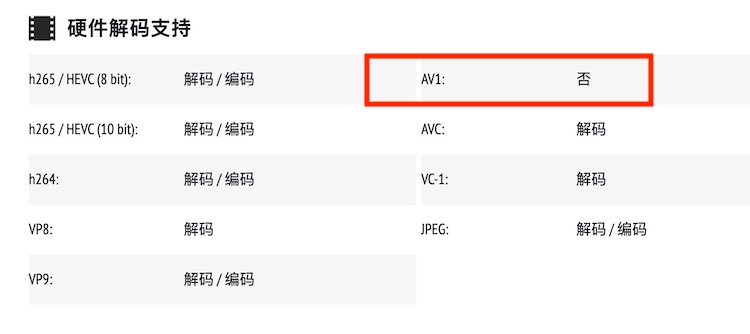 Mac技巧之让视频网站不用苹果无法硬解码的 AV1 视频编码