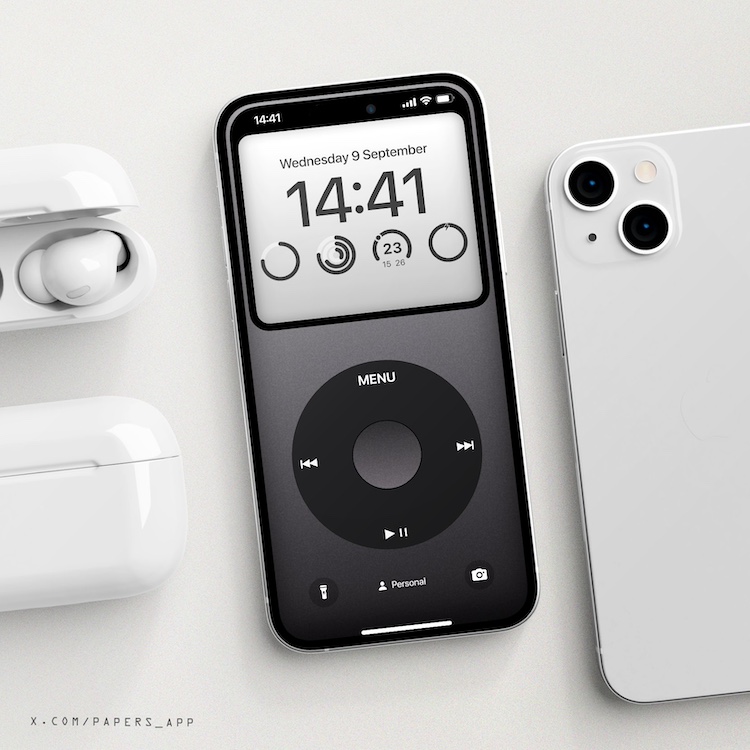 老款 iPod 主题的苹果 iPhone 手机壁纸