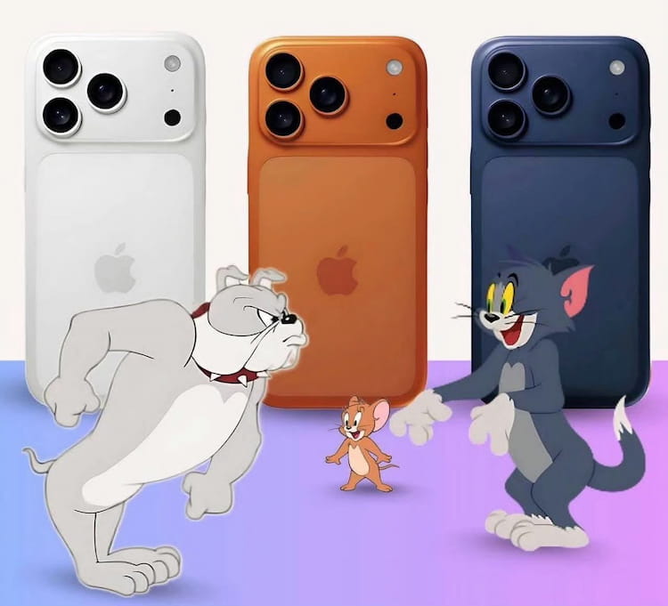 苹果 iPhone 17 和 Tom and Jerry 配色图