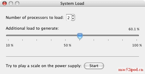 Mac高负荷稳定性测试软件SystemLoad界面截图