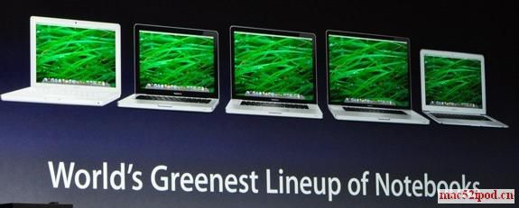 苹果WWDC 2009大会：苹果笔记本集合