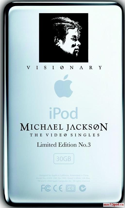 迈克尔杰克逊(Michael Jackson)纪念版苹果iPod