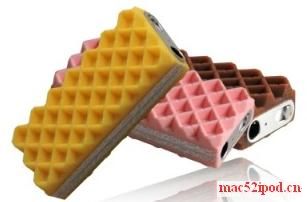 威化饼外形的苹果iPod Shuffle美味保护套